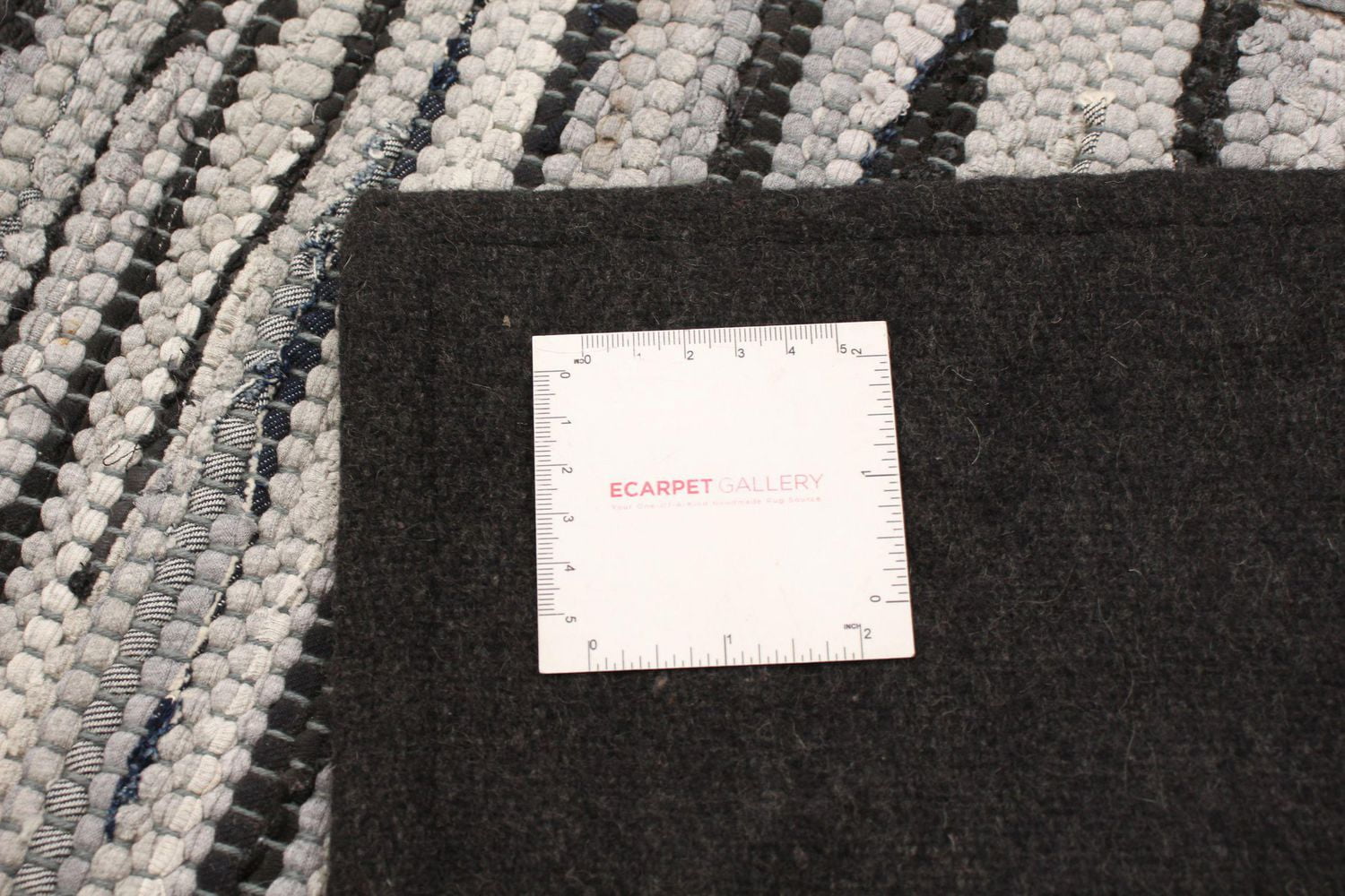 ECARPETGALLERY Tapis Fait à la Main pour Salon, Salle à Manger et Chambre à Coucher Transitionnel Collection Moldovia Patch 5'9" x 7'9" en Gris