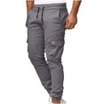 thumbnail image 3 of Pantalon de Jogging pour Hommes avec Poches Hommes Été Mode Décontractée Court Cargo Sport Jogger Jogging Long Pantalon de Sport Pantalon Cargo pour Hommes avec Poches Pantalon de Jogging pour Hommes avec Poches, 3 of 6