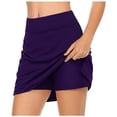 thumbnail image 1 of Ersazi Women Spring Dresses Clearance Sale Women's Active Performance Skort Lightweight Skirt for Running Tennis Sport Purple M, 1 of 4