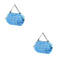 thumbnail image 3 of Wweixi Polyester Foldable Storage Bags For Travel Pack Smart Travel Light Waterproof Space-saving Beach Bag blue puppy 2Set, 3 of 6