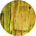 thumbnail image 1 of Ahgly Tapis Rond Lavable en Machine Intérieur Transitionnel Bisque Foncé Marron, 6 Pieds Rond, 1 of 7