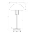 thumbnail image 3 of Éclairage - 20 Po h - Lampe de Table - Métal Argenté - Contemporain - Moderne, 3 of 3