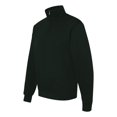 thumbnail image 2 of Nublend Cadet Collar Quarter-Zip Sweatshirt, 3XL, Black, 2 of 3