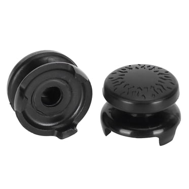 Poignées de Pouce, 2 Pcs Poignée de Pouce en Silicone Souple Housse de Poignée Bâton Joystick Contrôleur Manette Touche de Manette pour PS5 Caoutchouc Souple Silicone Housse de Poignée de Pouce de Remplacement[Noir]
