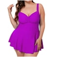 thumbnail image 1 of Womens Printed Oversized O Ne Piece Swimsuit With Exposed Navel0 Oversized Swimsuit, 1 of 1