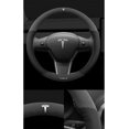 thumbnail image 2 of ORUYROP Adapté pour Tesla Model 3 Housse de Volant Modèle X Modèles Modément Spécial Cuir Housse de Volant (Noir), 2 of 7