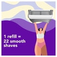 thumbnail image 4 of joy razor blade cartridge refill for women, 4 ct refills, 4 of 17