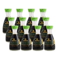 thumbnail image 1 of Kikkoman Distributeur de Sauce Soya Traditionnellement Infusé à Teneur Réduite en Sodium – Distributeur Emblématique en Verre Sablier de Table avec Capuchon Vert, Réduction de 37 % du Sodium Mélange Umami Naturellement Fermenté, 5 fl oz (148 ml), 1 of 3
