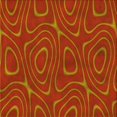 thumbnail image 1 of Ahgly Company Tapis d'Intérieur Lavable à la Machine, Carré, Transitionnel, Orange Rouge Orange, Tapis de Zone, 8 Pieds Carré, 1 of 7