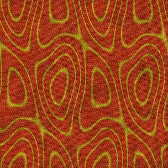 Ahgly Company Tapis d'Intérieur Lavable à la Machine, Carré, Transitionnel, Orange Rouge Orange, Tapis de Zone, 8 Pieds Carré