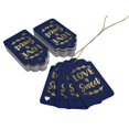 thumbnail image 3 of Inkdotpot Real Gold Foil Love Is Sweet Wedding Tags Favor Hang Paper Tags 50 Pack, 3 of 6