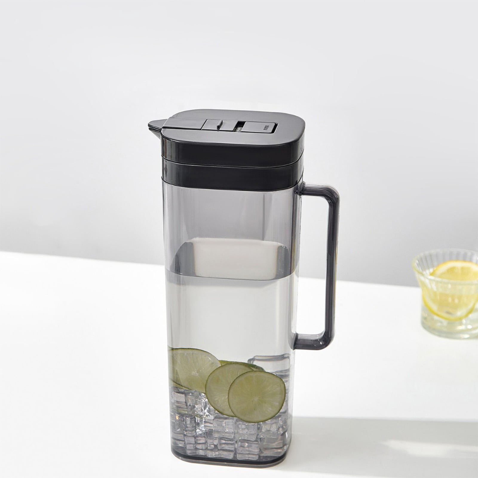 Tyidzon Cold Water Kettle Made Of AS Material 2000ml For Household Fruit Tea Cold Water Kettle Beverage Bucket