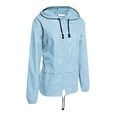 thumbnail image 4 of Nituyy Packable Rain Jacket Hooded Windbreaker with Adjustable Drawstring, 4 of 6