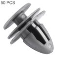 thumbnail image 1 of Car Door Panel Bumper Trim Clips Fastener Rivet Kit for Honda Accord Civic CR-V Del Sol 50Pcs, 1 of 8