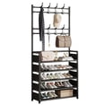 thumbnail image 1 of Simple Metal Coat Rack，Hallway Shoe Rack Coat Rack Wall Hanging, 1 of 8