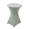 thumbnail image 1 of Wweixi Versatile Elastic Cocktail Table Set Fitting For Any Occasion Environmentally Friendly Polyester silver 1Set, 1 of 6