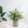 thumbnail image 3 of GUOOL Mini Potted Plants Gray Pulp Pot Small Plastic Greenery Bonsai Artificial Potted Desmodium, 3 of 9