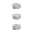 thumbnail image 3 of Thinsony Femmes Chic Perle Strass Stretch Bracelet Mariage Bal pour Mariée Blanc 5 Rangée 3Set, 3 of 6