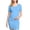 maternity dress#01Light Blue, variant on yoeyez Women’S Maternity Midi Dress Short Sleeve Crew Neck Solid Color Dresses Plus Size Bodycon Fitted Sundress Plus Size Summer Pregnancy Dresses for Photoshoot Purple,S
