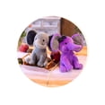 thumbnail image 3 of SUNSIOM Jouets Duveteux pour Enfants, Poupée en Peluche Multicolore en Forme d'Éléphant, 3 of 6