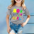 thumbnail image 2 of Chandail à Manches Longues pour Enfants Filles Tenues pour Tout-Petites Fille Carnaval pour Enfants Couleur Imprimée Col Rond T-Shirt à Manches Courtes, 2 of 4