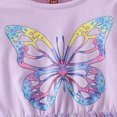 thumbnail image 4 of RXIRUCGD Girls' Dress With Embroidery And Tulle Princess Dress For Small And Medium Children( Purple, Size:8 Years ), 4 of 7