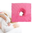 thumbnail image 2 of Housses de Draps de Table de Massage avec Trou pour le Visage et la Respiration 40x40 cm Housse de Massage Tête de Spa pour Lit de Massage, 2 of 9
