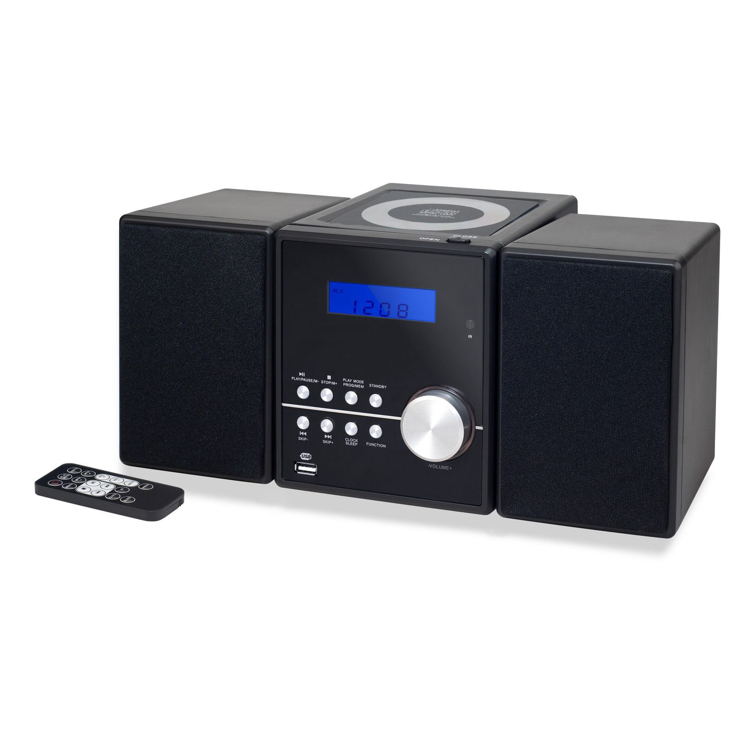 Minichaîne CD Bluetooth avec radio FM de Proscan - Noir