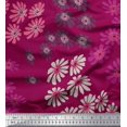 thumbnail image 1 of Soimoi Poly Georgette Fabric Artistic Flower Fabric Prints By Yard 52 Inch Wide, 1 of 3