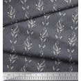 thumbnail image 2 of Soimoi Cotton Voile Fabric Leaves Block Decor Fabric Printed Yard 42 Inch Wide, 2 of 5