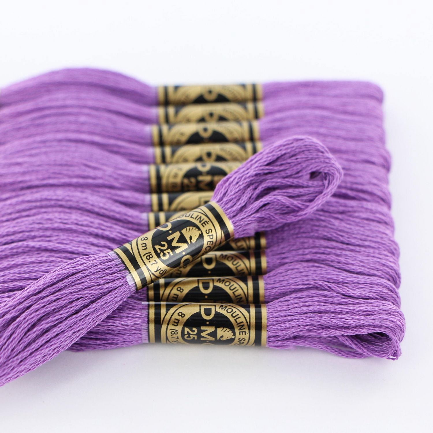 DMC violet coton 6 brins fil à broder écheveau, 8 m (8.7 yd)