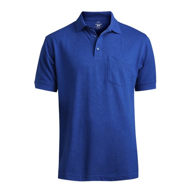 Edwards Blended Pique Short Sleeve Polo With Pocket