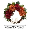 thumbnail image 2 of Elegant All-Season Front Door Wreath Durable Decorative Hanging Greenery for Year-Round Display, 2 of 5
