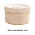 thumbnail image 4 of QualitChoice 1/2/3 Maison Four à Micro-Ondes Isolation Thermique Randonnée Voyage de Travail Détachable Cas de Stockage des Aliments Réutilisable Blanc Lavable Grand 1 Pc, 4 of 6
