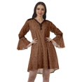 thumbnail image 1 of Moomaya Robes de Plage Imprimées Femmes Robe Aguichant Robes Mini Brodées pour Femmes, 1 of 4
