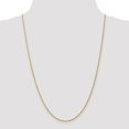 thumbnail image 3 of 14k Yellow Gold Solid 1.75mm Handmade Regular Rope Chain Necklace 20 Inch Lobster Claw Jewelry Gifts for Women, 3 of 4