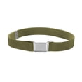 thumbnail image 1 of 1 Ensemble Ceinture Élastique Simple pour Enfants Garçons Boucle Ajustable Taille Extensible Réutilisable Lavable Jeans Accessoires de Vêtements Vert Clair, 1 of 8