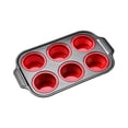 thumbnail image 1 of Cake MouldPress Type 6 Consecutive Cake MoldsEasy To Take Off The MoldOven Baking Tools, 1 of 7