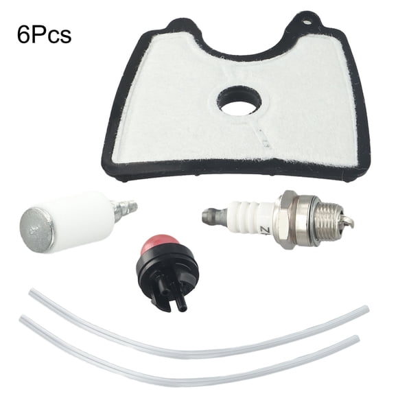 MYG Air Fuel Filter Tune Up Kit for 125B 125BVX 125BX Blower, Replacement Parts Set with Primer Bulb Spark Plug Fuel Line, 28cc 2-Stroke Gas-Powered Handheld Leaf Blower Accessories