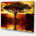 thumbnail image 3 of Design Art - Arbre Solitaire au Coucher du Soleil Africain, 3 of 4