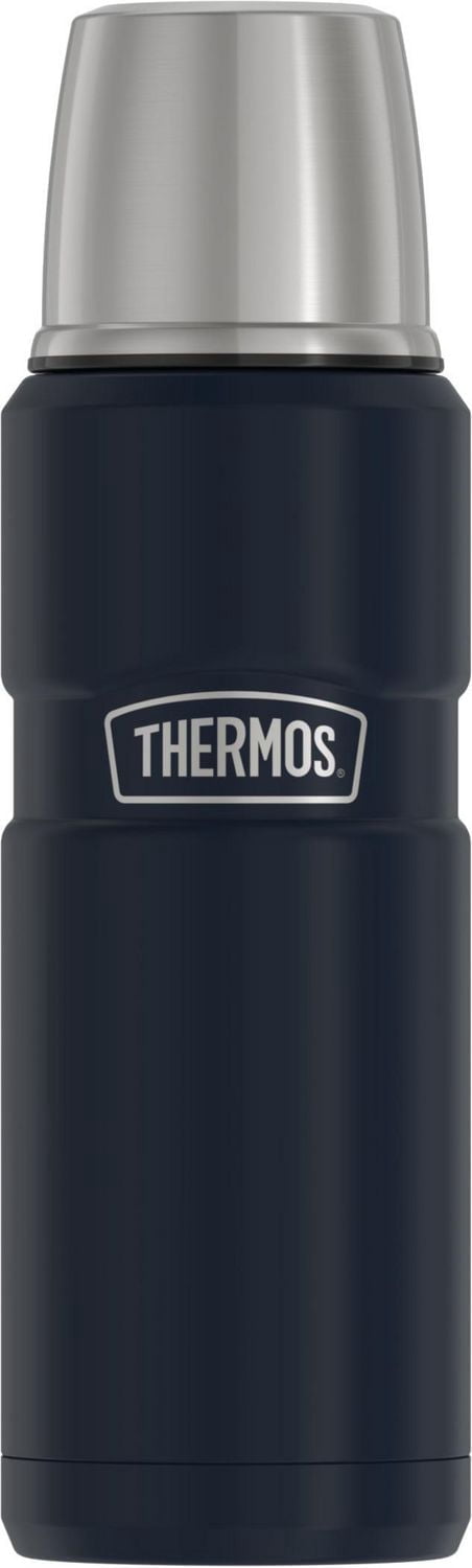 Thermos Stainless King Vacuum Insulated 16 oz Compact Bottle, Midnight Blue
