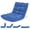Blue, variant on Costway Adjustable 14-Position Floor Chair Folding Lazy Gaming Sofa Chair Cushioned New Green