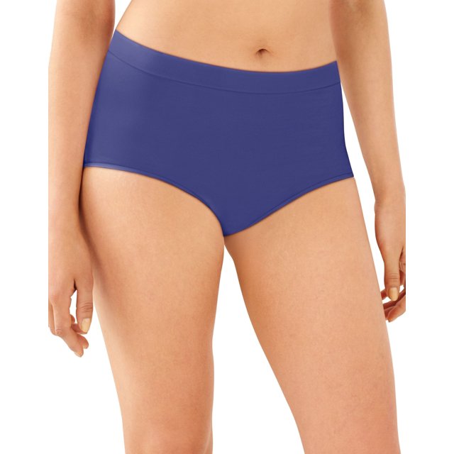 Bali Womens One Smooth U All Around Smoothing Brief, 7, Blue Cobalt