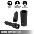 thumbnail image 2 of KFFKFF Impact Socket Collection, 1/2 Inches, 43 Units, Standard Socket Variety, 1/2 Inches Drive Socket Kit 6-Point Sockets Metric 9-30mm (Standard/Deep), 2 of 9