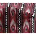 thumbnail image 4 of oneOone Viscose Chiffon Fabric Stripe & Geometric Ikat Print Fabric By Yard 42 Inch Wide, 4 of 4