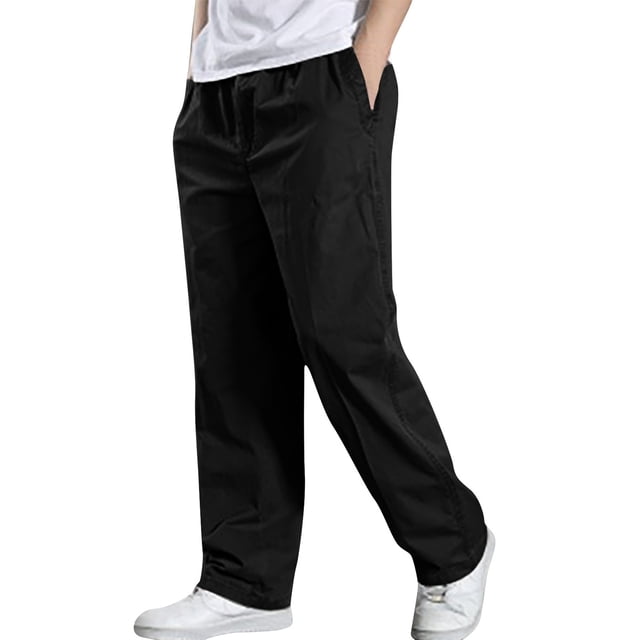 Black Man Loose Fit Overalls Pants One Piece for Man Wild Cargo Work Out Gym Brunch Running Going Out Overall Straight Leg Basic Long Leg Summer Fall Overalls 2025 M