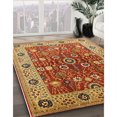 thumbnail image 2 of Ahgly Company Indoor Rectangle Mid-Century Modern Red Oriental Area Rugs, 4' x 6', 2 of 6