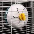 thumbnail image 3 of Jouet pour Hamster pour Petits Animaux Roue Silencieuse Roue d'Exercice pour Hamsters et Écureuils Disque de Course Accessoire de Cage, 3 of 5