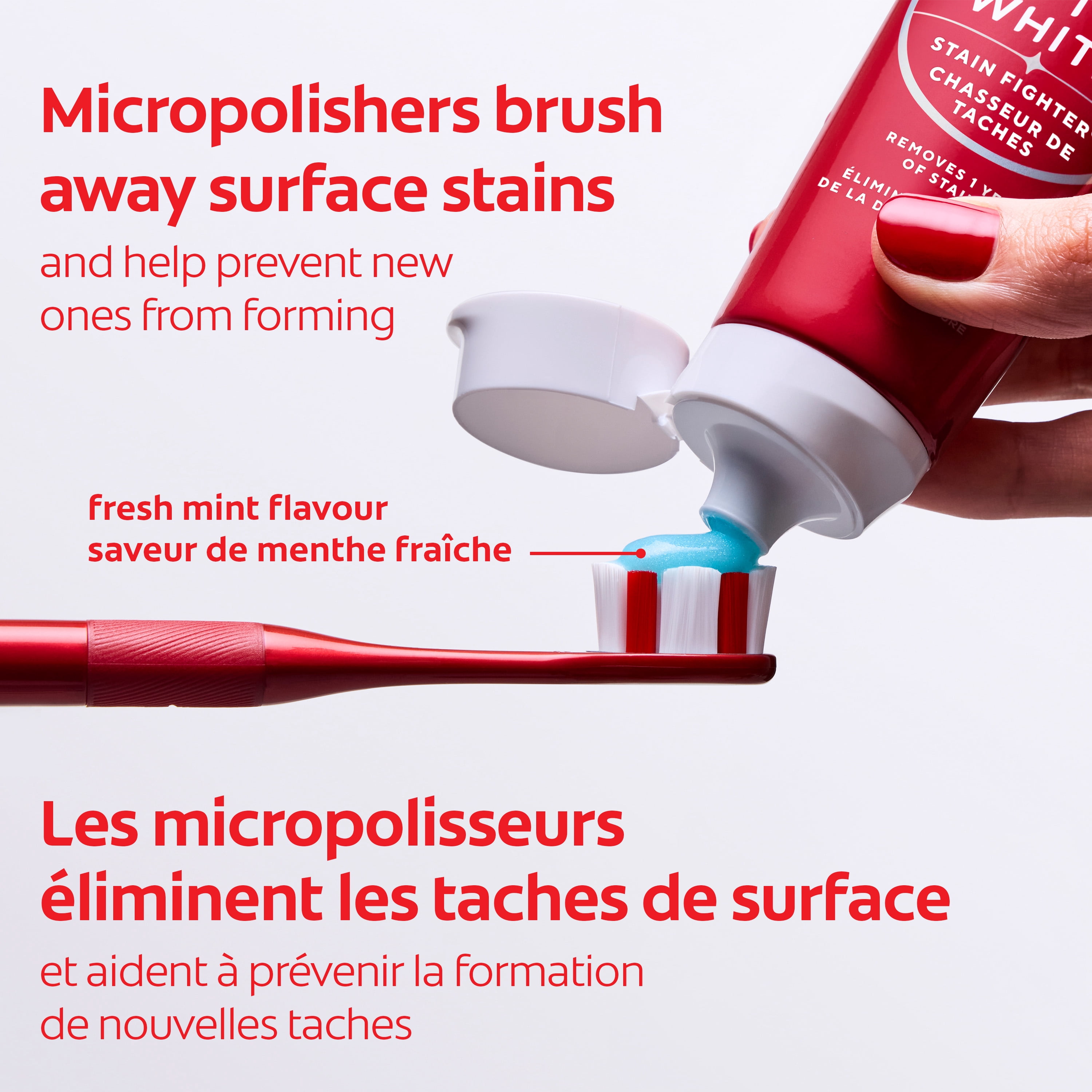 Colgate Optic White Stain Fighter Fresh Mint Teeth Toothpaste Gel, Value pack 3x90ml