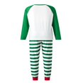 thumbnail image 4 of Family Matching Christmas Pajamas Set Snowman Printing Tops Long Pants Sleepwear, 4 of 9